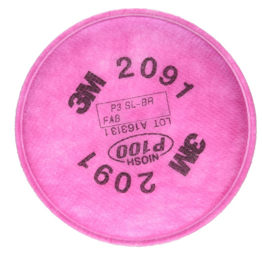 3M Particulate Filter 2091- P100 (1 pair)