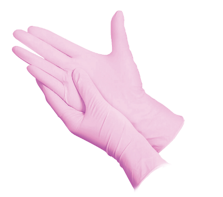 Pink Nitrile Gloves