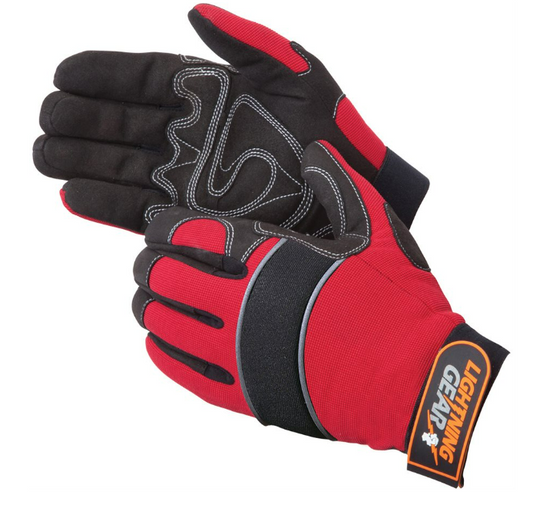 Crimson Warrior Mechanic Gloves