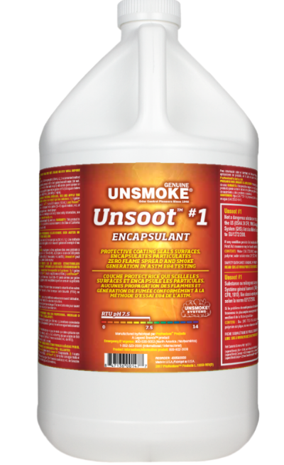 ProRestore Products, Odor Sealer, Unsmoke Unsoot #1, White, 1 Gallon