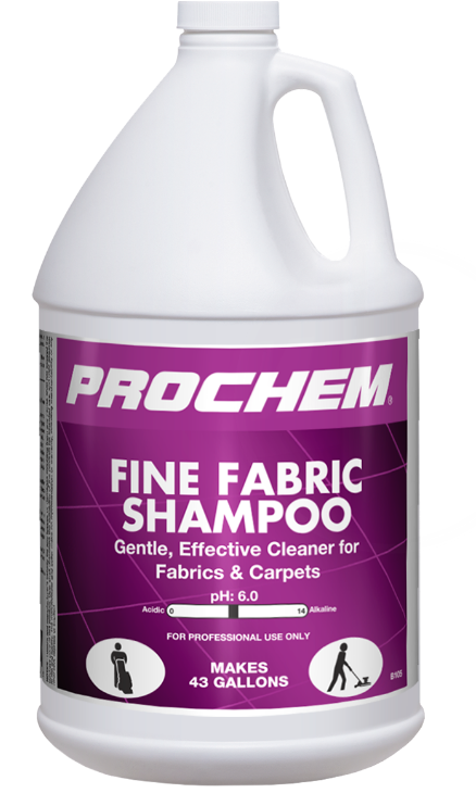 Prochem, Upholstery Cleaning, Fine Fabric Shampoo, 1 Gallon