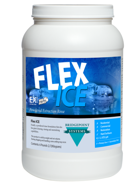 Bridgepoint Systems, Extraction Rinse, Flex Ice, 6 Lbs